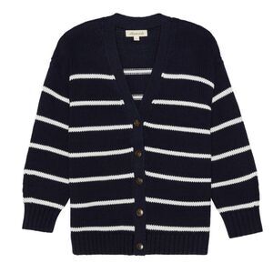 New Ellsworth + Ivey ELIZABETH KNIT CARDIGAN Navy